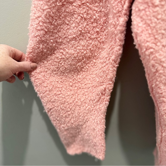 Free People Teddy Sweater Tunic - Pale Rosette. - Picture 5 of 8